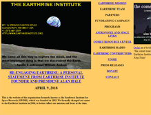 Tablet Screenshot of earthriseinstitute.org